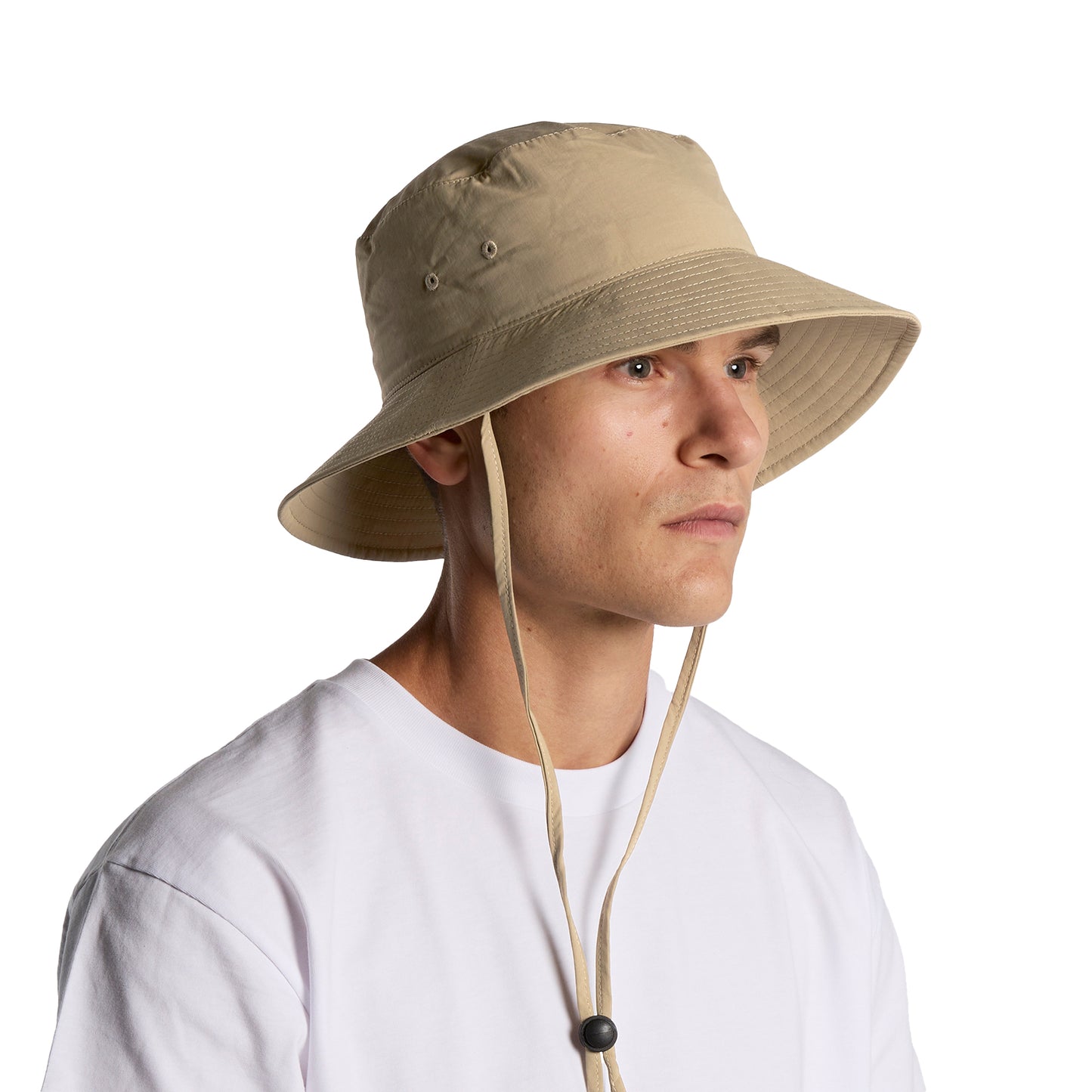 1174 Nylon Wide Brim Bucket Hat