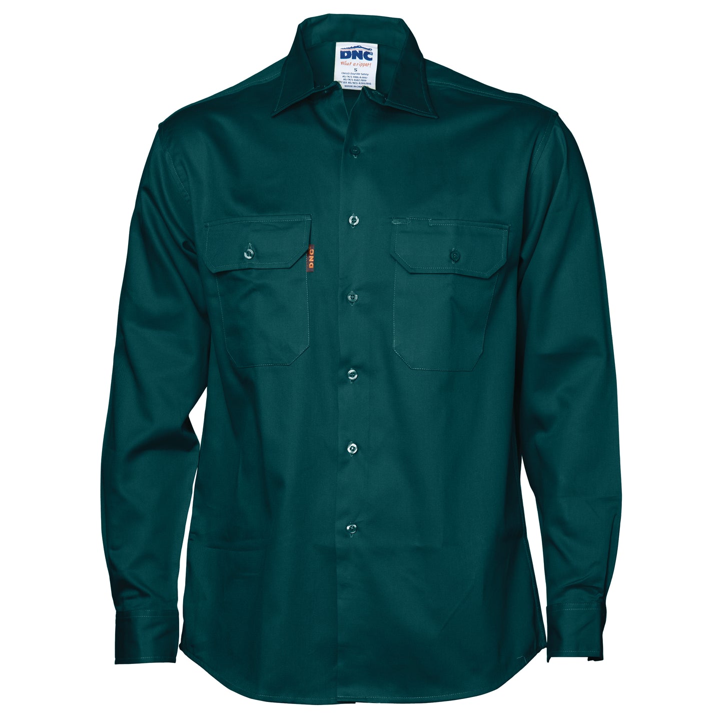 3202 Cotton Drill Work Shirt – Long Sleeve, Built for the Tough Jobs!