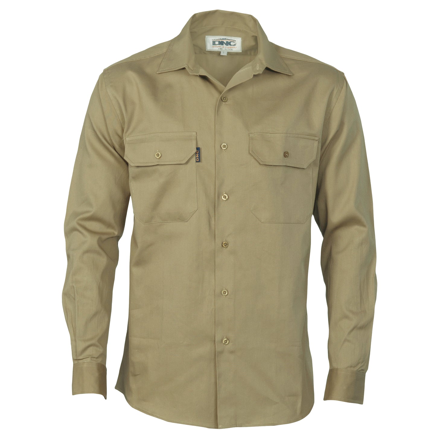 3202 Cotton Drill Work Shirt – Long Sleeve, Built for the Tough Jobs!