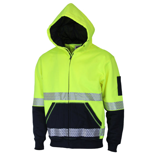 3530 HiVis Segmented Tape Full Zip Hoodie