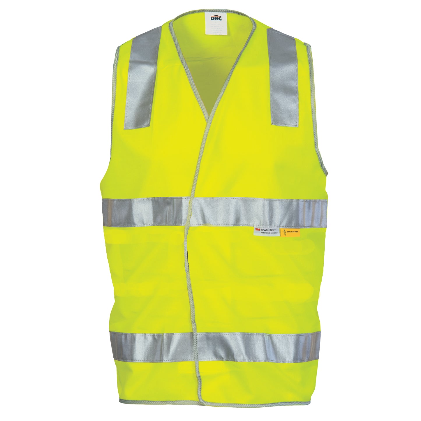 3503 Day/Night Safety Vest with Hoop & Shoulder Reflective Tape