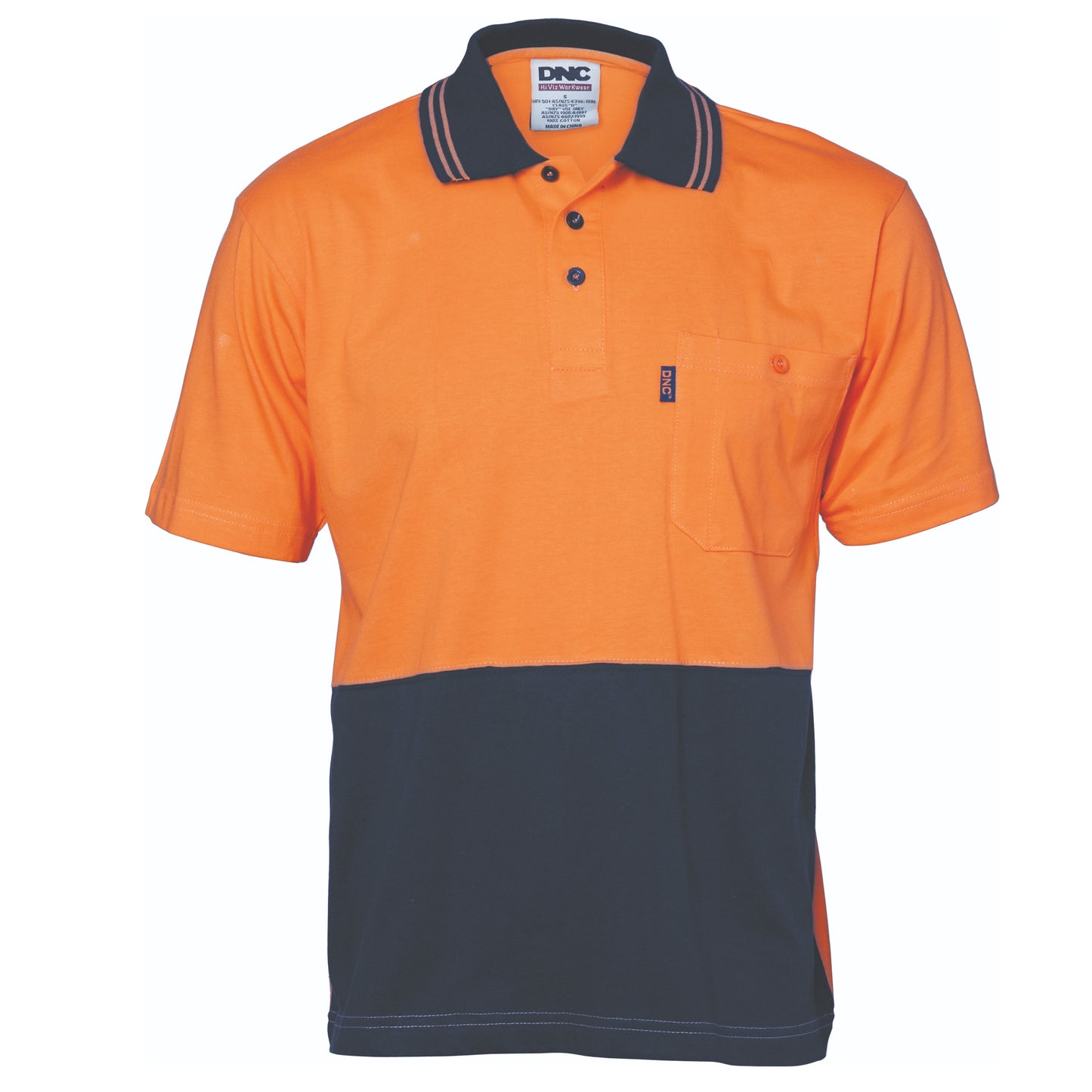 3845 HiVis Cool-Breeze Cotton Jersey Polo Shirt – Short Sleeve