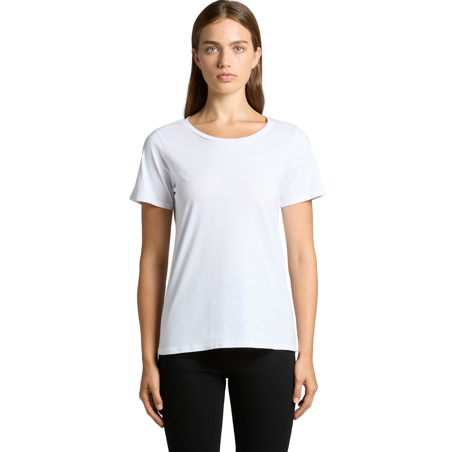 4011 Women's Shallow Scoop Tee