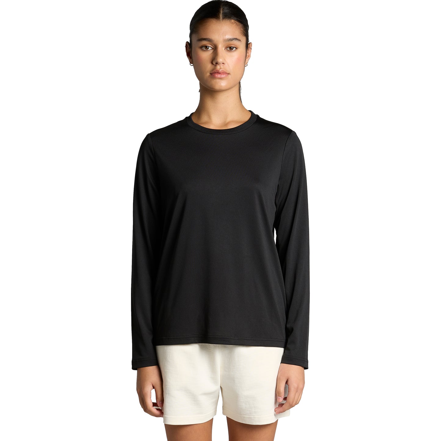 4020A Women's Maple Active L/S Tee