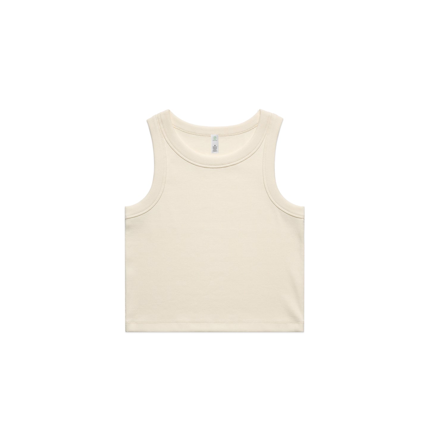 4064G Women's Organic Rib Crop Tank
