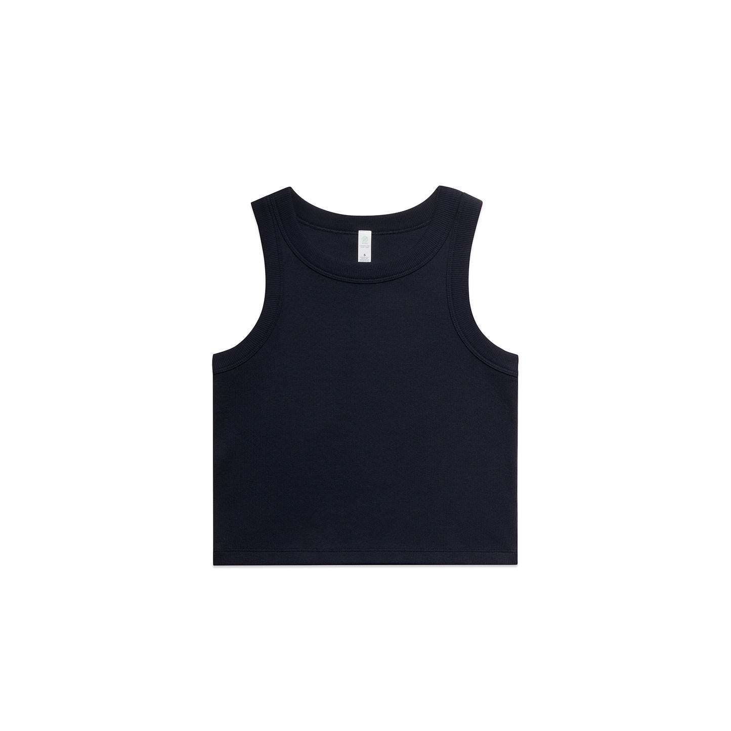 4064G Women's Organic Rib Crop Tank
