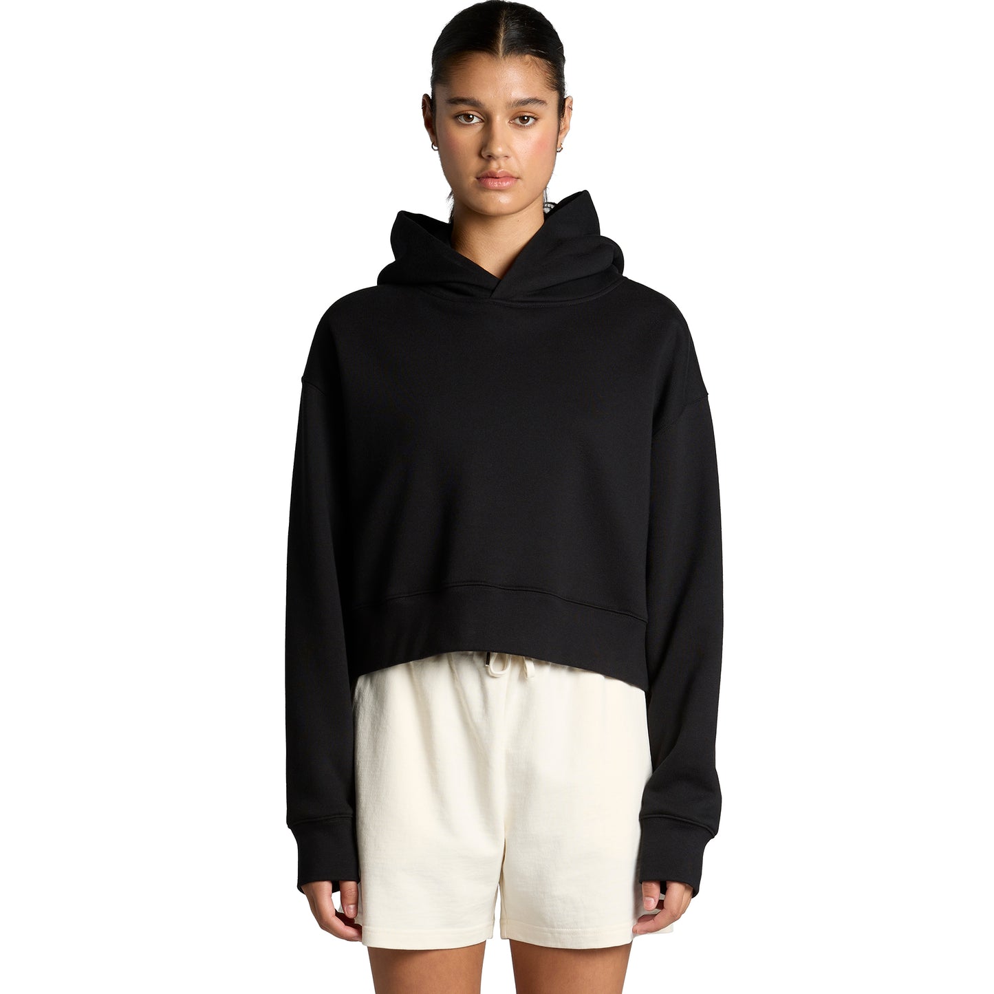 4168 Women's Relax Crop Hood
