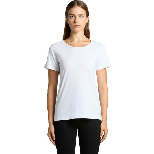 4011 Women's Shallow Scoop Tee