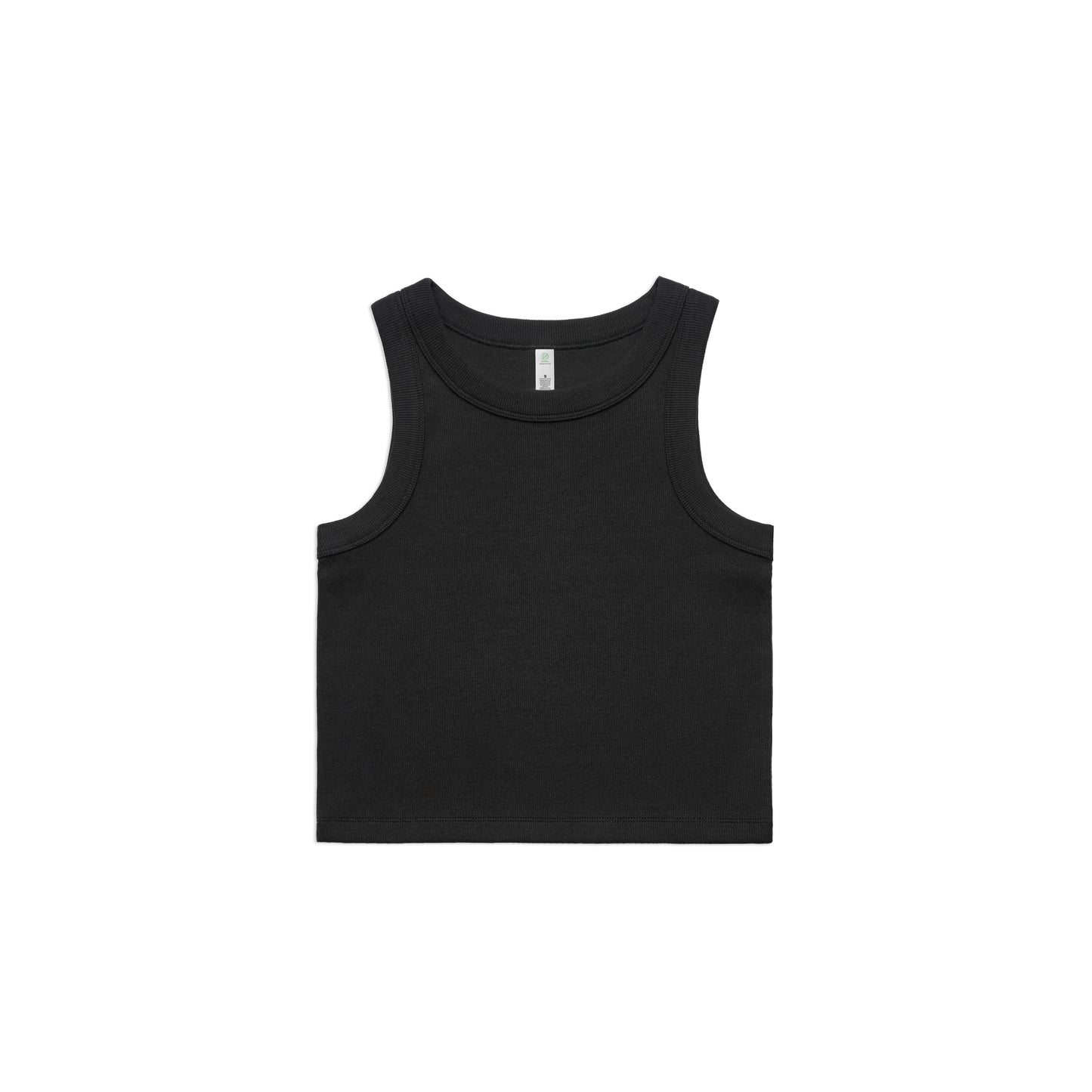 4064G Women's Organic Rib Crop Tank