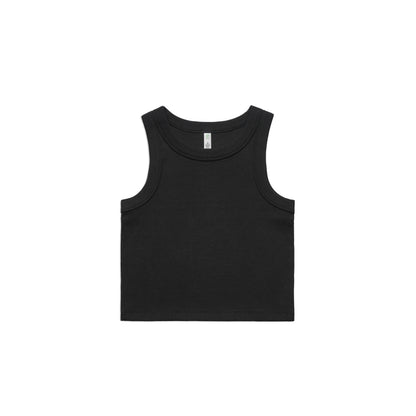 4064G Women's Organic Rib Crop Tank