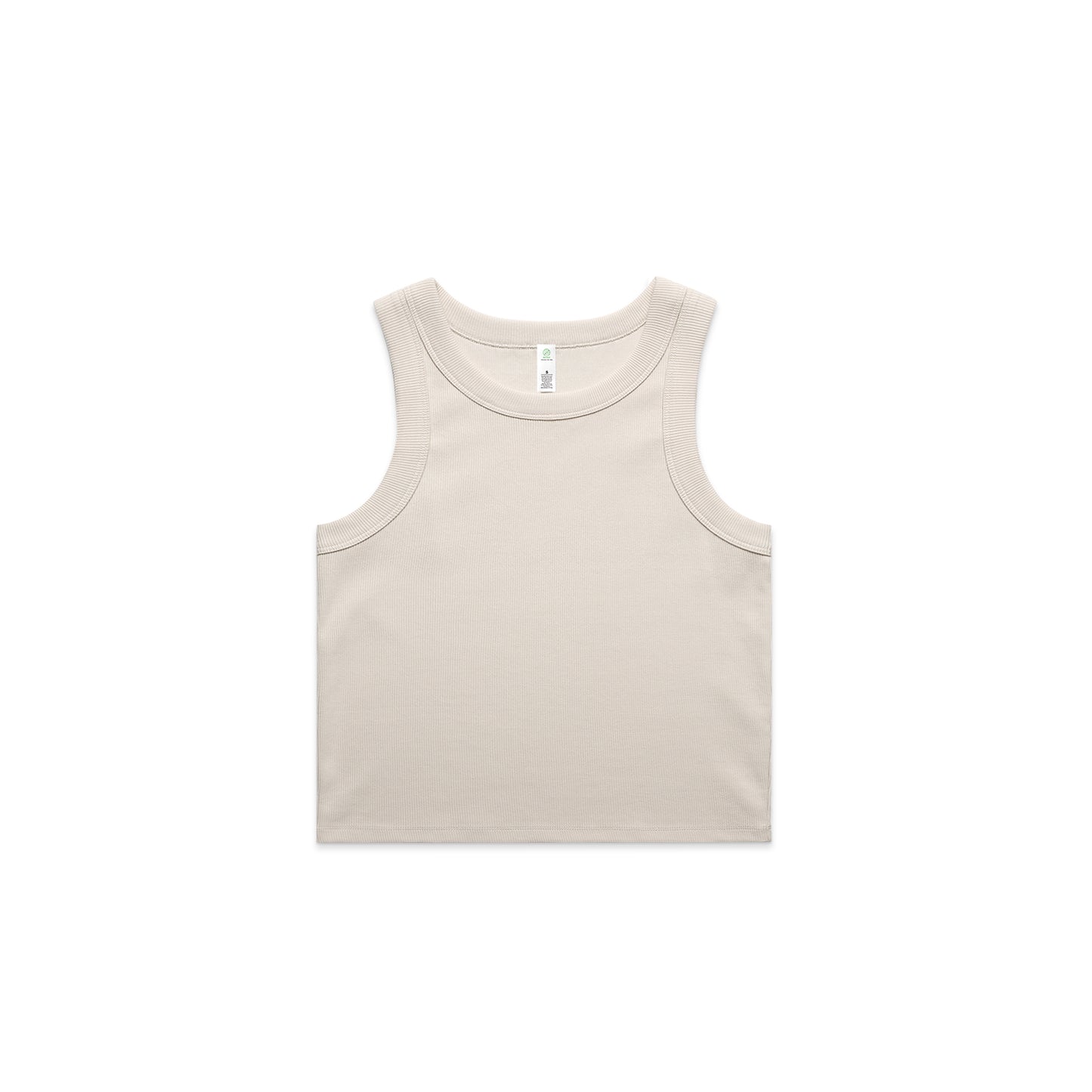 4064G Women's Organic Rib Crop Tank