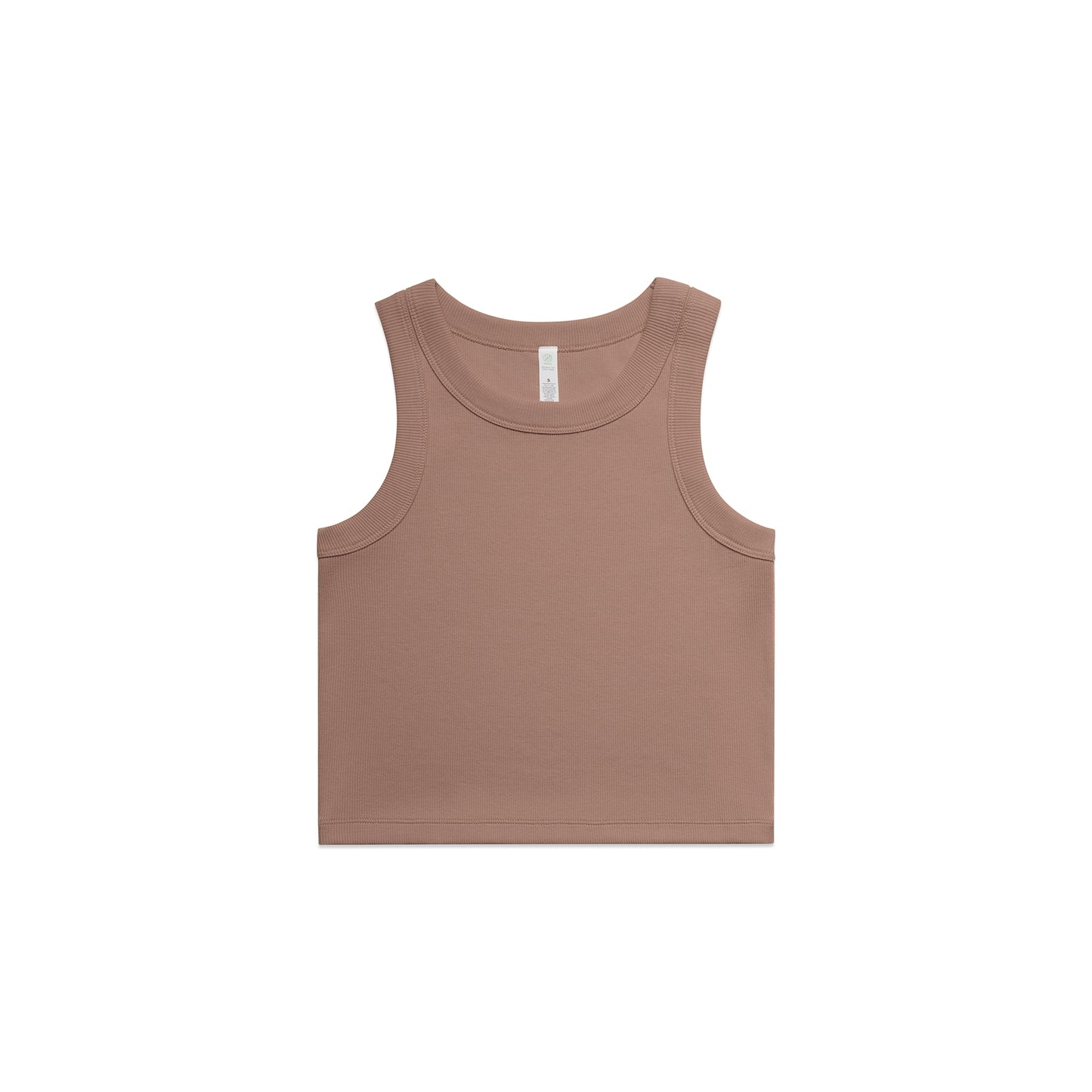 4064G Women's Organic Rib Crop Tank