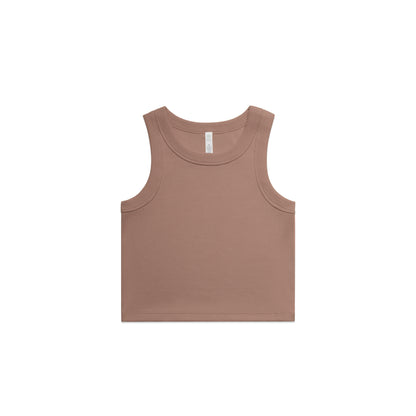 4064G Women's Organic Rib Crop Tank