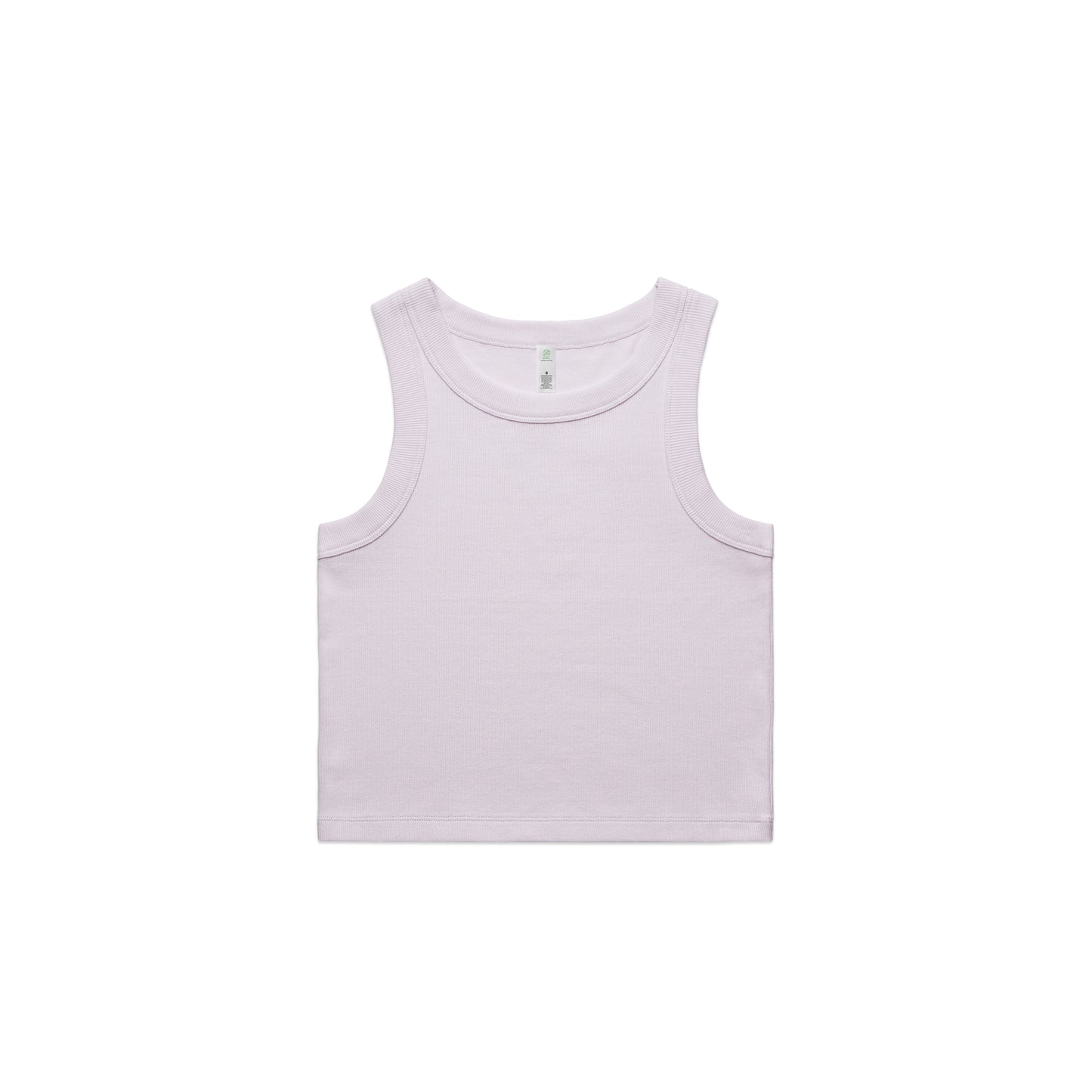 4064G Women's Organic Rib Crop Tank