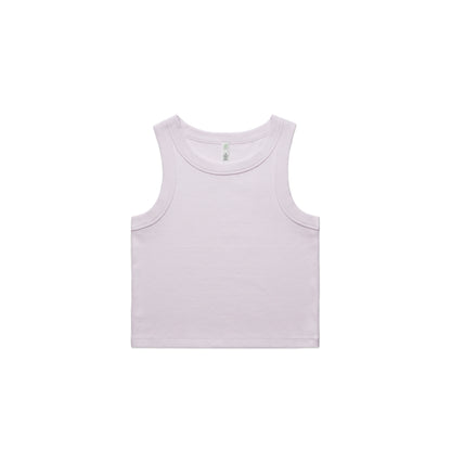 4064G Women's Organic Rib Crop Tank