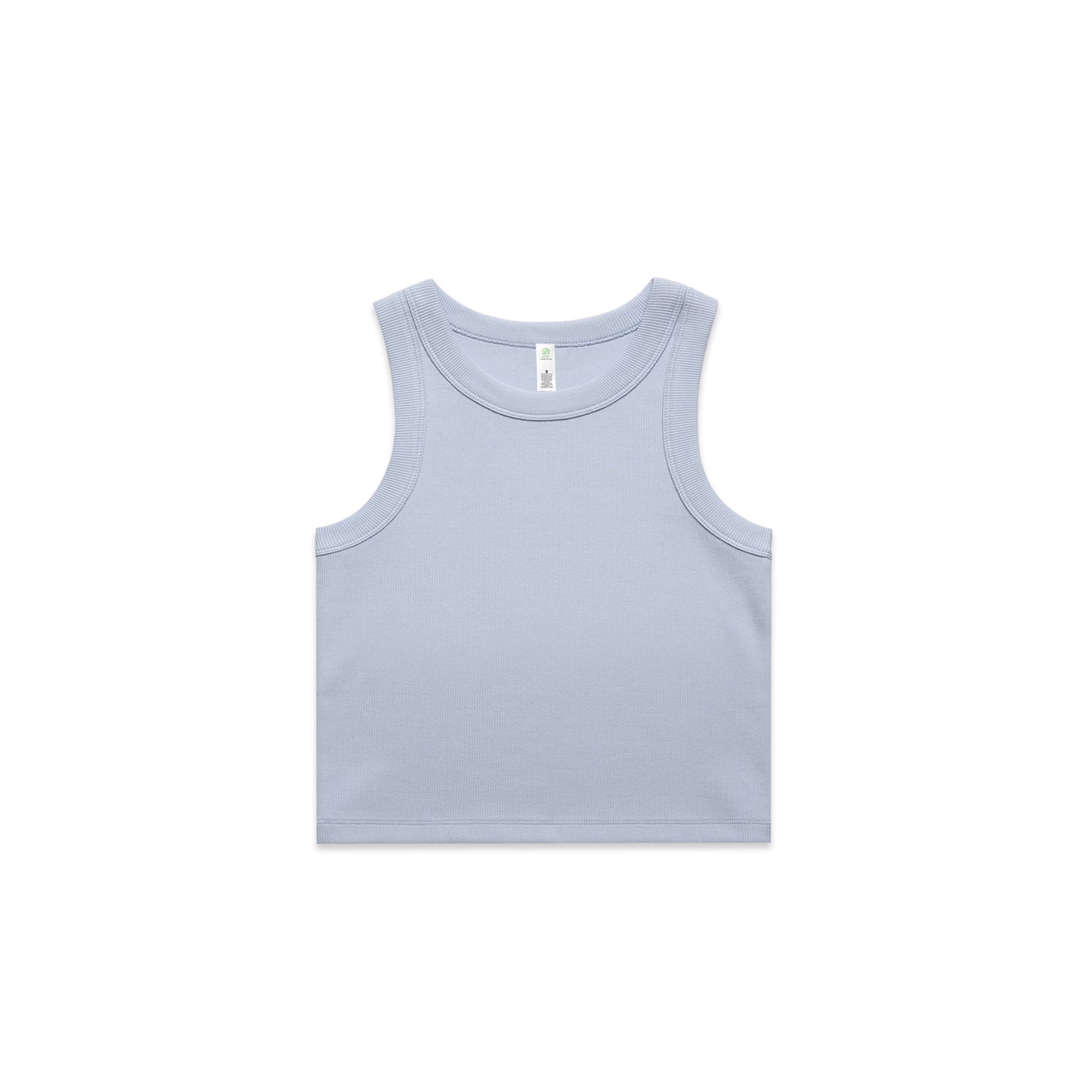 4064G Women's Organic Rib Crop Tank