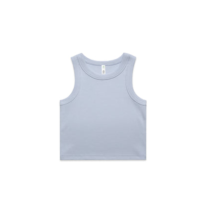 4064G Women's Organic Rib Crop Tank
