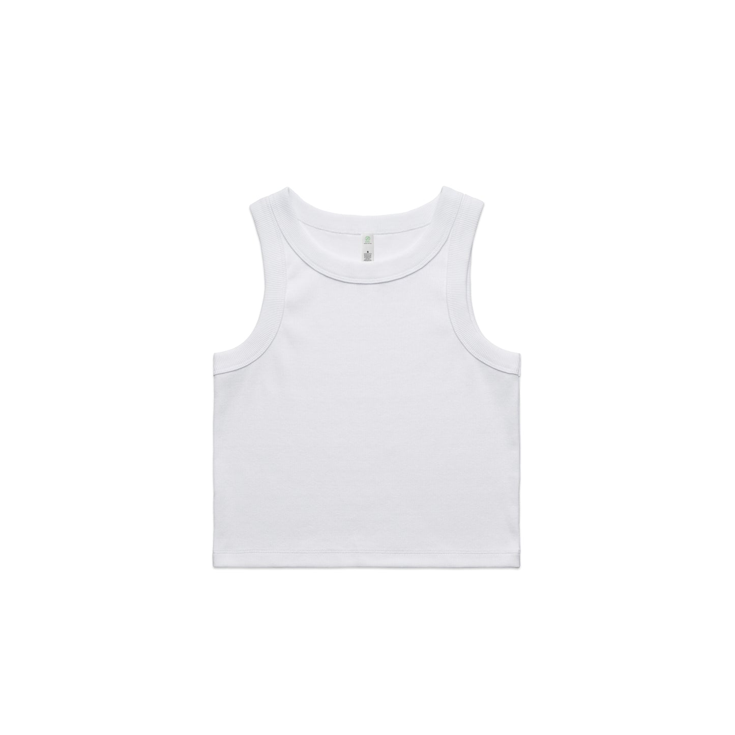 4064G Women's Organic Rib Crop Tank