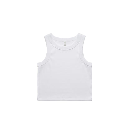 4064G Women's Organic Rib Crop Tank