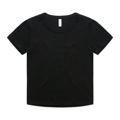 4074 Women's Organic Rib Baby Tee