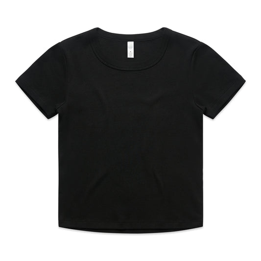 4074 Women's Organic Rib Baby Tee