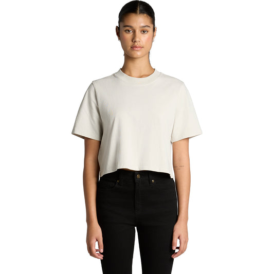 4089 Women's Heavy Faded Crop Tee