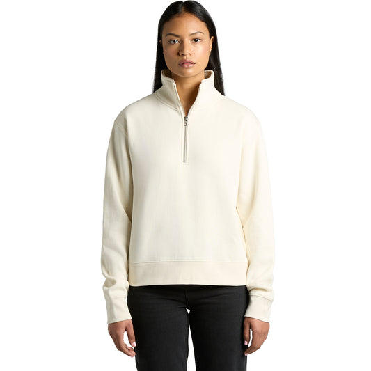 4125 Women's Stencil Half Zip Crew