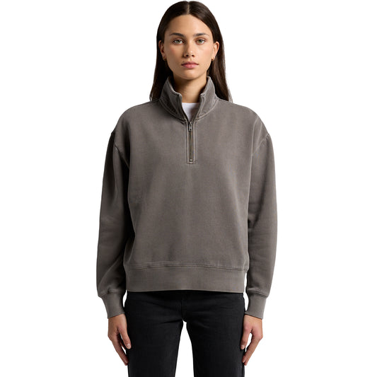 4167 Women's Relax Faded Half Zip