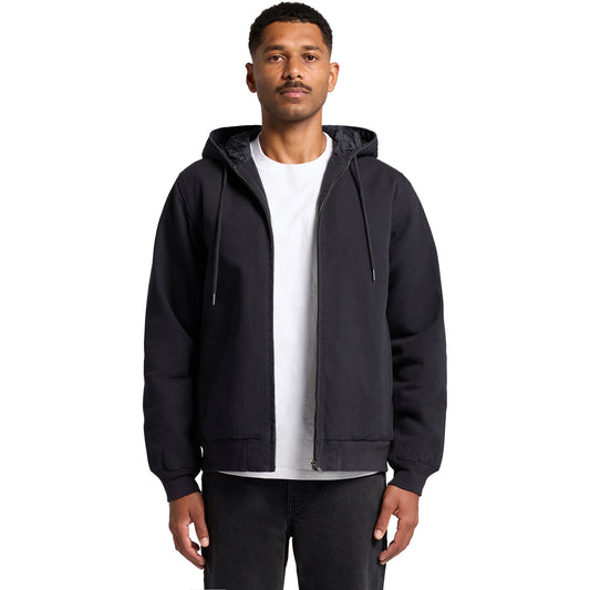5532 Canvas Bomber Hood Jacket